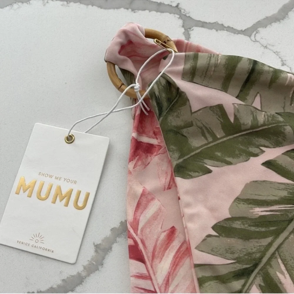 Show Me Your Mumu Venice Beach Reversible Bikini Bottom Majestic Palm Resort XL